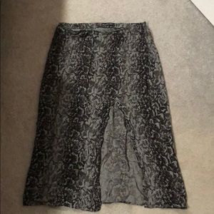 Abercrombie & Fitch midi print skirt